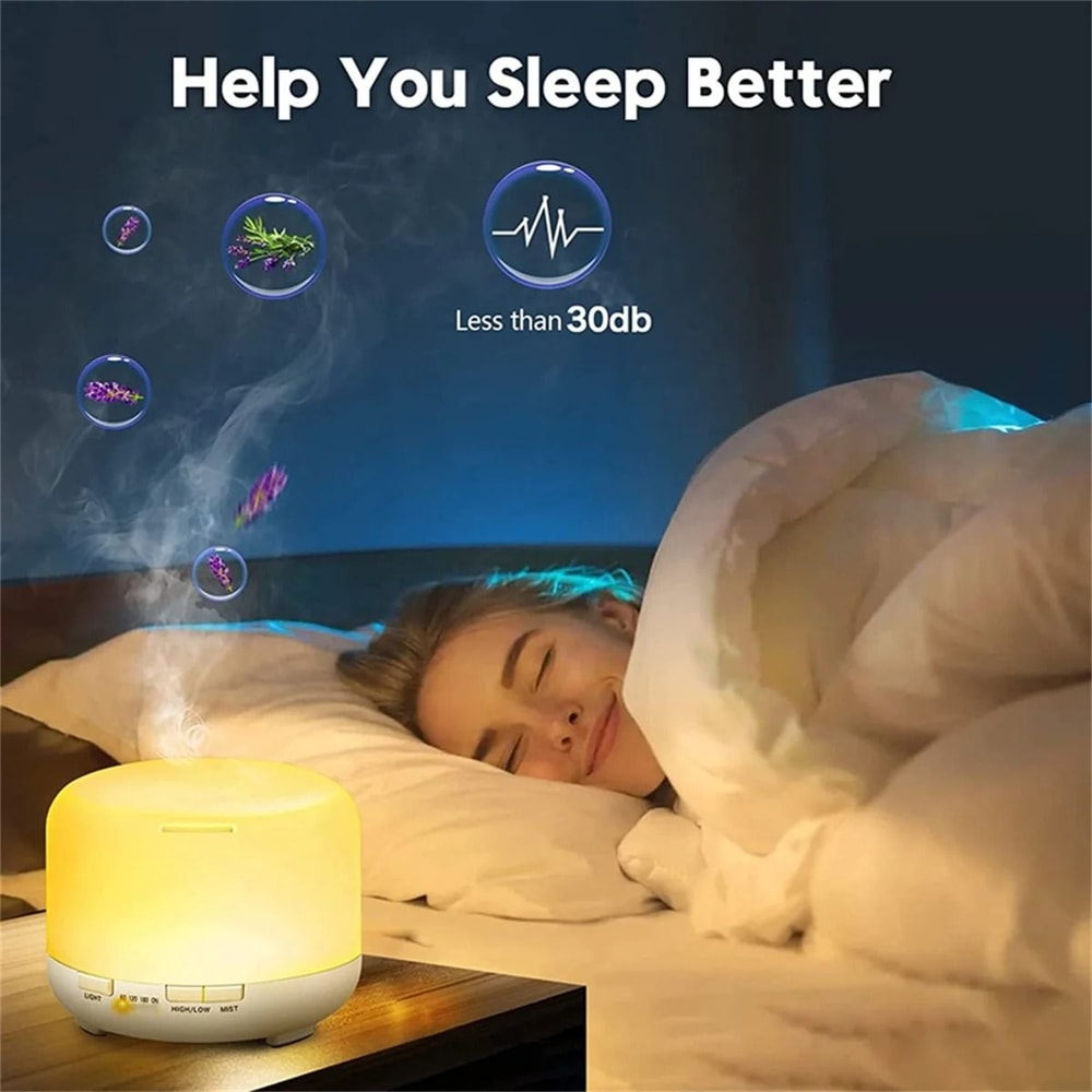 500 Ml USB Air Humidifier And Essential Oil Diffuser 5