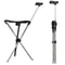 Lightweight Folding Cane With Built In Seat For Comfortable Outdoor Support 7