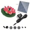 Lotus Solar Fountain Pump For Garden Water Features 9
