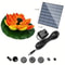 Lotus Solar Fountain Pump For Garden Water Features 11