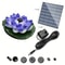 Lotus Solar Fountain Pump For Garden Water Features 7