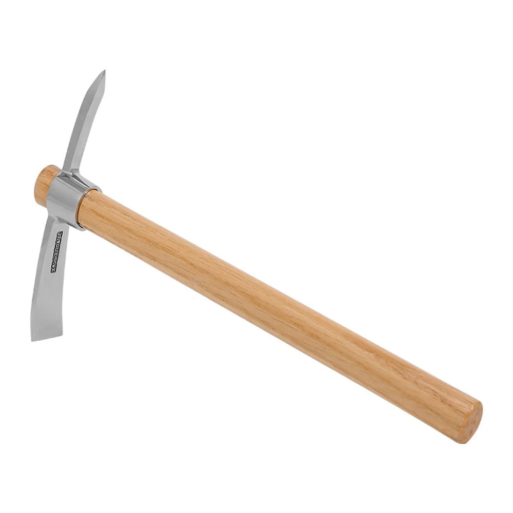 Outdoor Multifunctional Pickaxe Hoe With Wooden Handle 1
