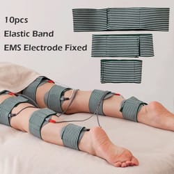 conductive silicone electrode elastic band set for ems therapy