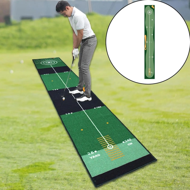 Portable Golf Putting Mat For Indoor Practice 5