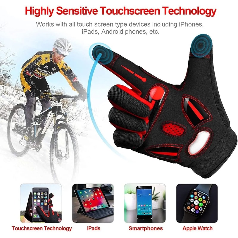 Racing Sports Gloves For Cycling And Motocross With Touchscreen Compatibility 4