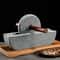Traditional Mill Grinder Set With Roller And Tray For Spice Grinding 3
