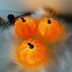 creative halloween pumpkin nightlight with soft light atmosphere for bedroom or dorm