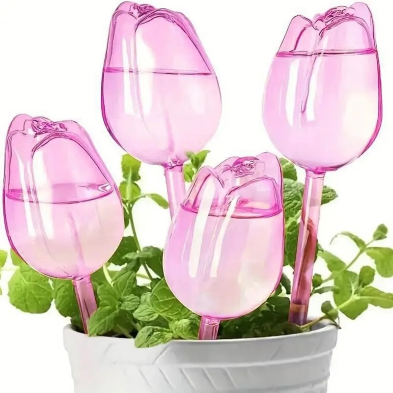 Tulip Style Self Watering Globes For Indoor And Outdoor Plants 9
