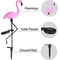 Flamingo Solar Powered Outdoor Yard Stake Lights 6