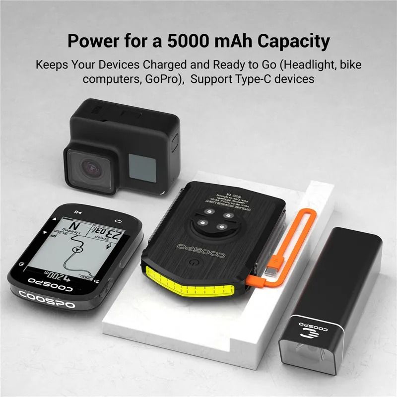 Rechargeable Bike Headlight With Daytime And Side Visibility 3