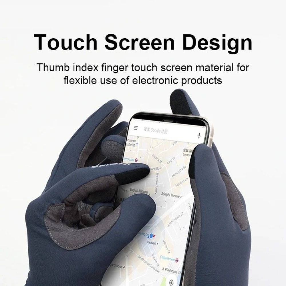 Gel Padded Cycling Gloves With Touchscreen Compatibility 0