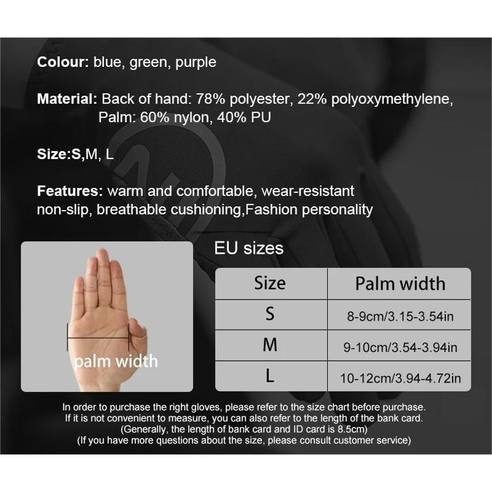 Gel Padded Cycling Gloves With Touchscreen Compatibility 3