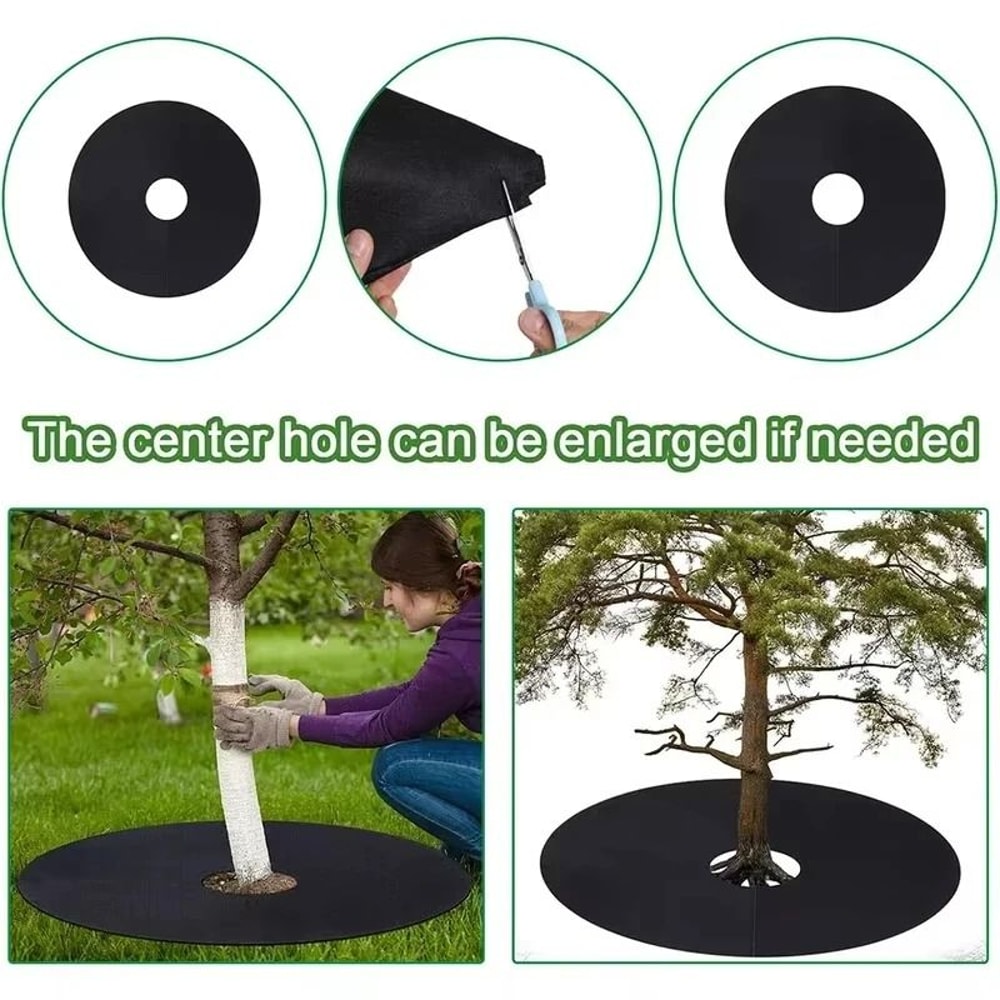 Reusable Non Woven Tree Mulch Ring For Weed Control And Root Protection 2