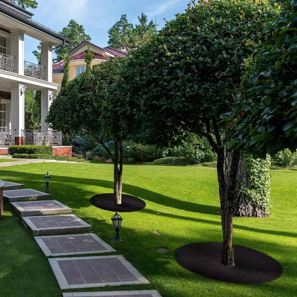 Reusable Non Woven Tree Mulch Ring For Weed Control And Root Protection 4