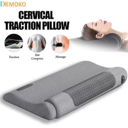 electric neck massage pillow with shiatsu and heating options