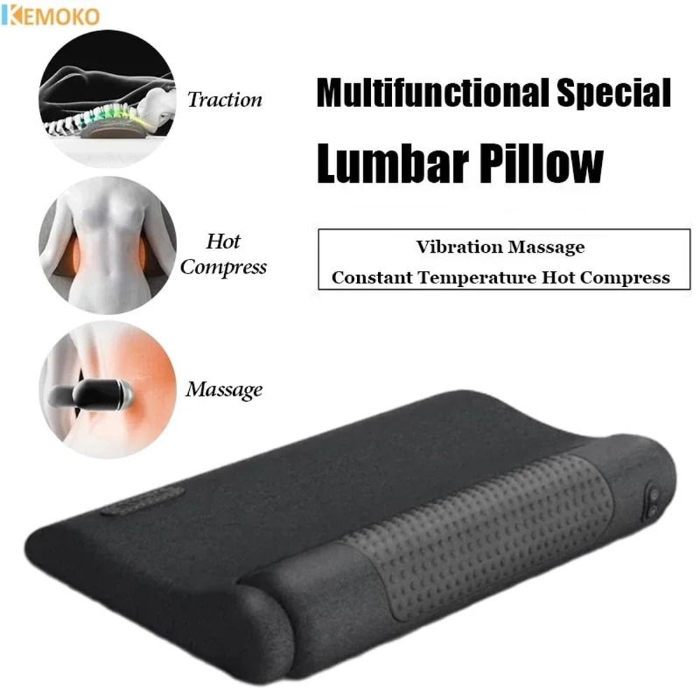 Electric Neck Massage Pillow With Shiatsu And Heating Options 1