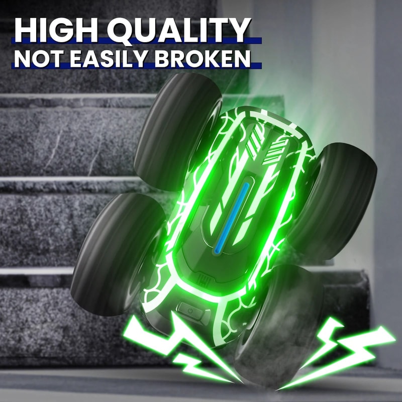 Stunt RC Car With Lights And 360Degree Spin 3