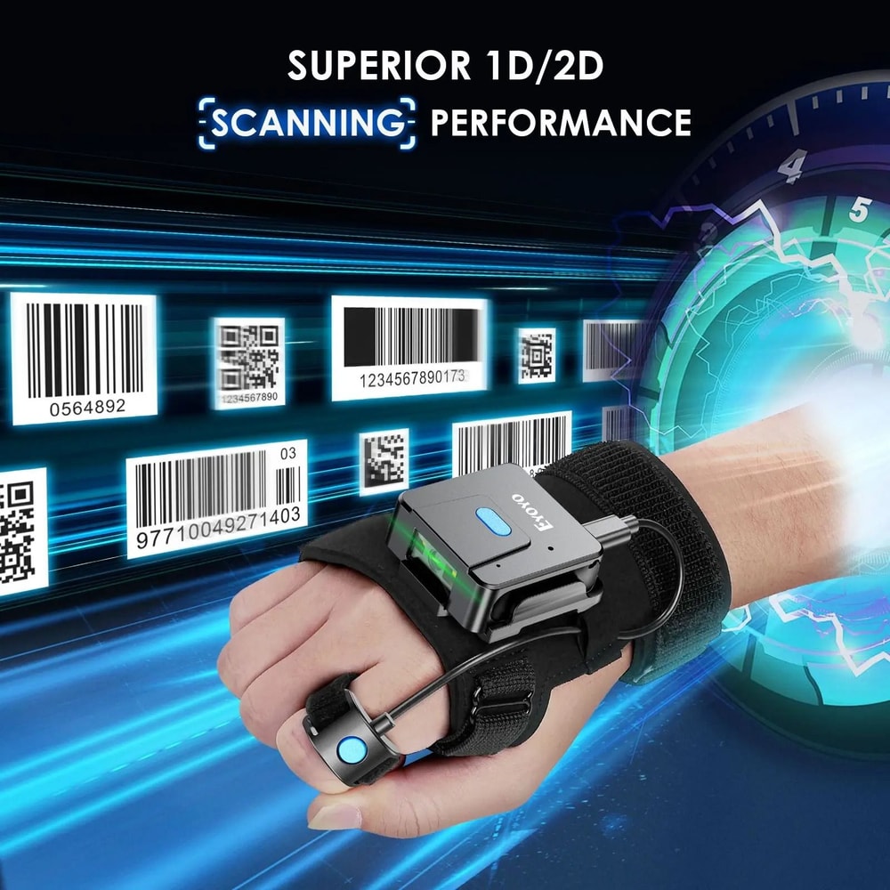 Wearable Glove Barcode Scanner For Hands Free Scanning 2