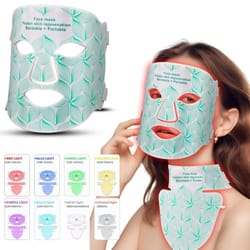 led face and neck therapy mask