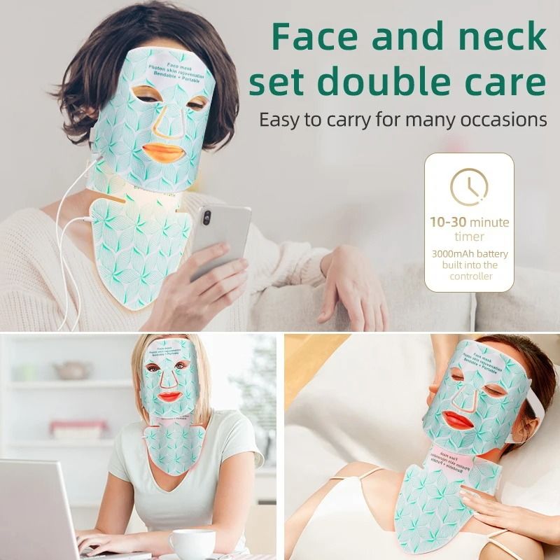 LED Face And Neck Therapy Mask 1