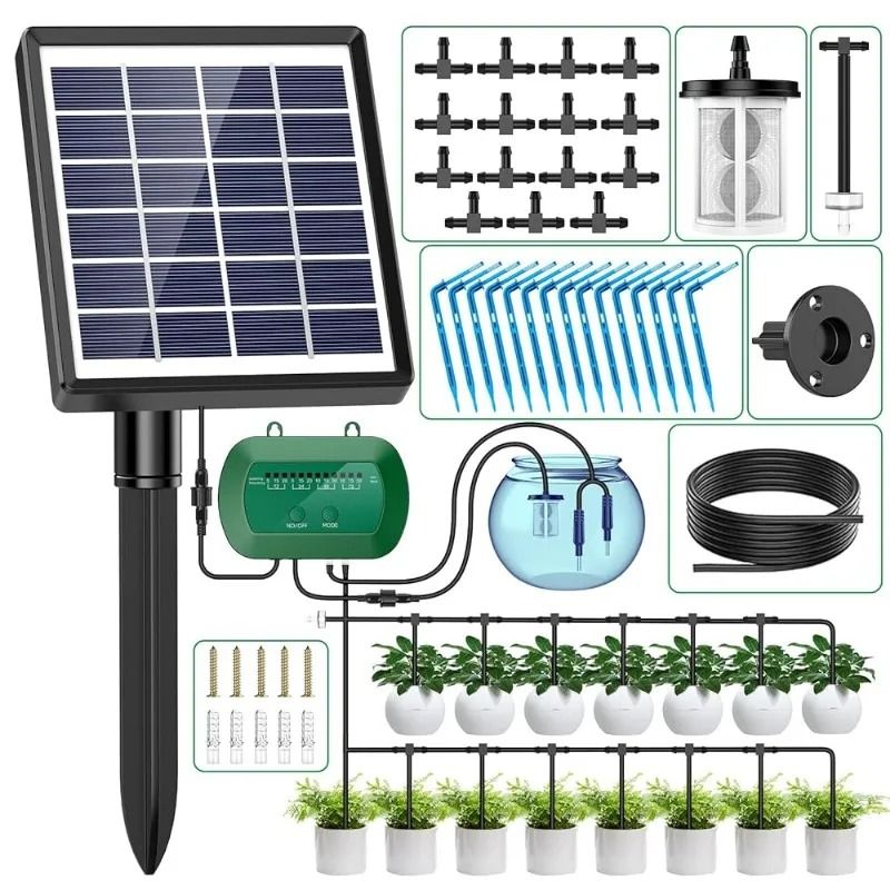 Solar Intelligent Irrigation Kit For Automatic Plant Watering 0