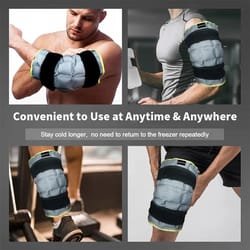 self absorbent physiotherapy hot-and-ice knee pad