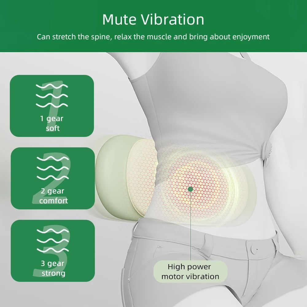 Electric Lumbar Airbag Traction Back Massager With HighFrequency Vibration 2
