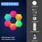 RGB Bluetooth LED Hexagon Wall Light With App And Remote Control 7