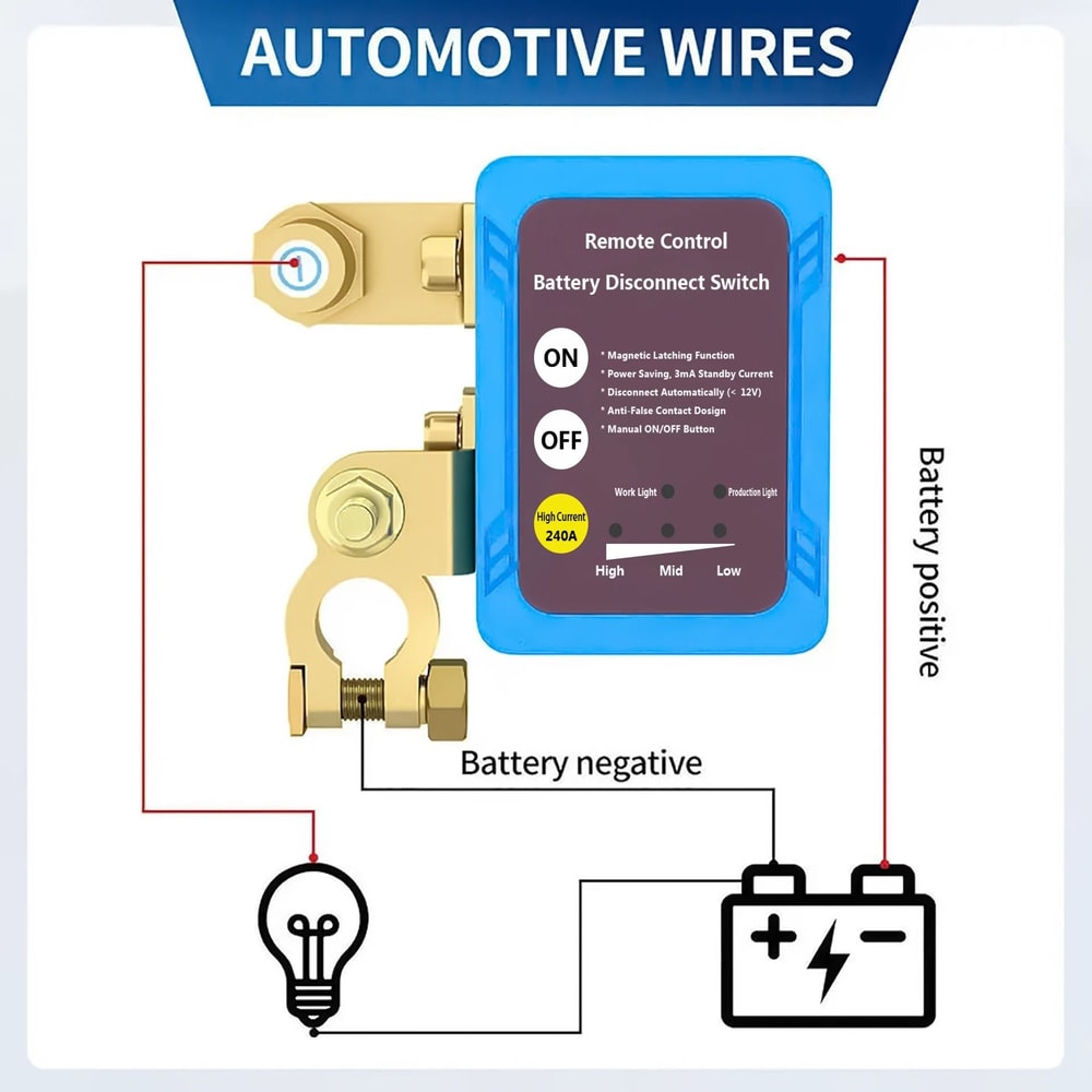 Remote Battery Disconnect Switch With Remote Control 2
