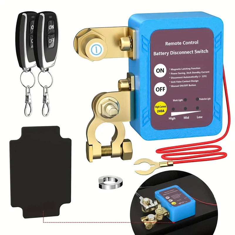 Remote Battery Disconnect Switch With Remote Control 6