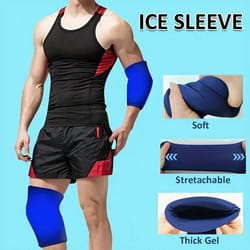 multipurpose ice sleeve for elbow knee ankle and hand hot or cold therapy