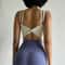 Womens Back Knotted Push Up Sports Bra For Fitness And Yoga 1