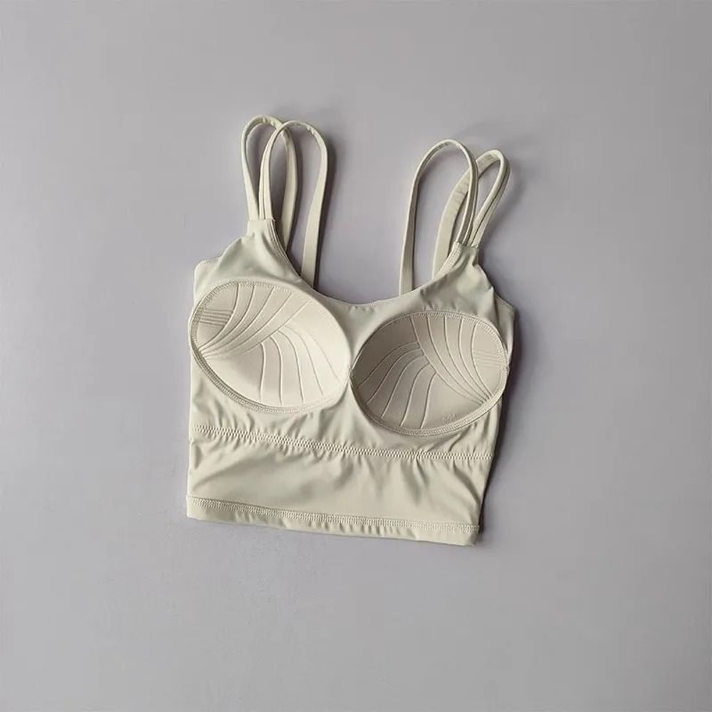 Womens Back Knotted Push Up Sports Bra For Fitness And Yoga 4