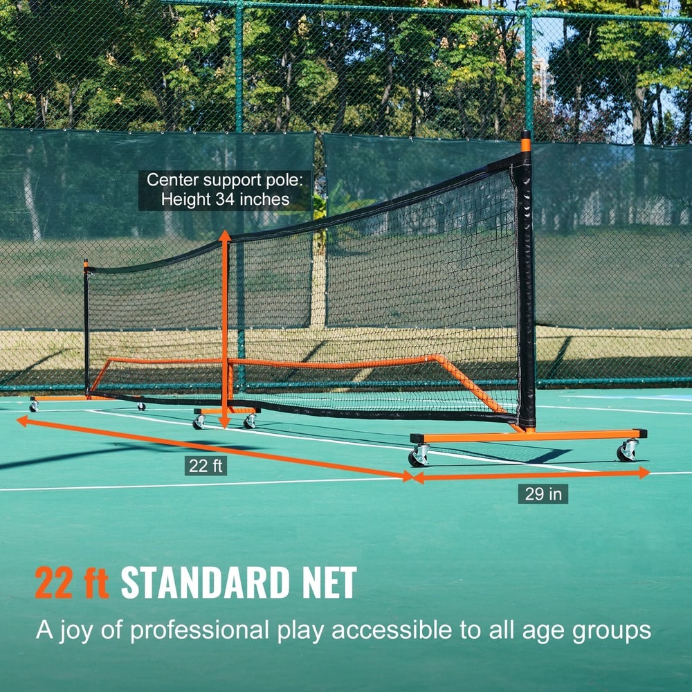 Portable 22 Foot Regulation Pickleball Net System 1