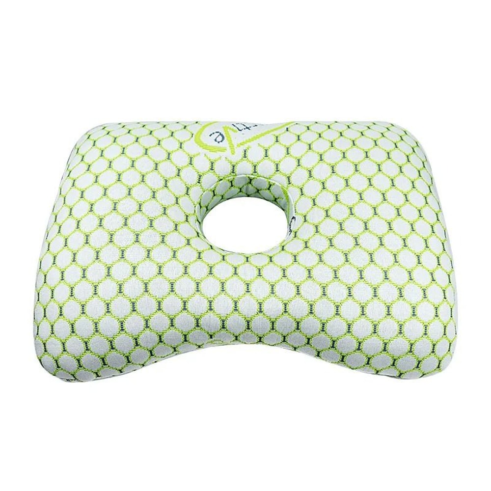 Bamboo Fiber Ear Hole Pillow For Comfortable Side Sleeping 4