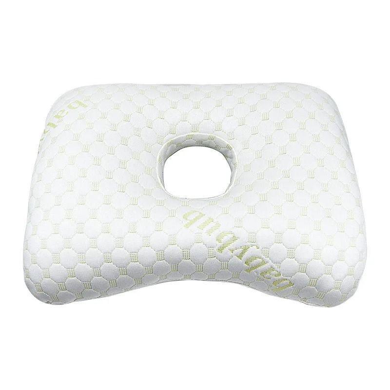 Bamboo Fiber Ear Hole Pillow For Comfortable Side Sleeping 7