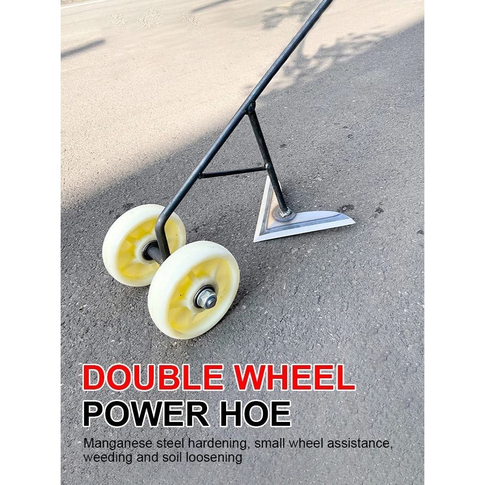Manual Push Wheel Hoe For Efficient Weeding And Soil Cultivation 1