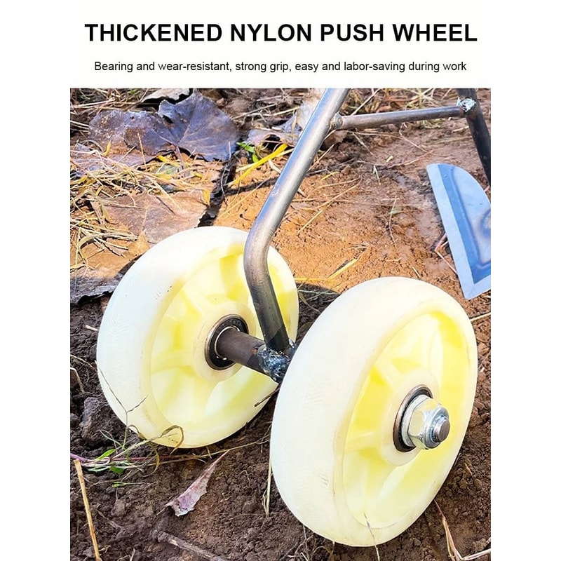 Manual Push Wheel Hoe For Efficient Weeding And Soil Cultivation 4