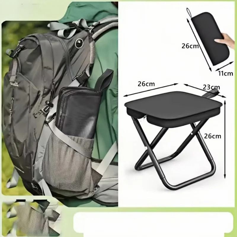 Folding Camping Stool With Compact Storage Bag 3