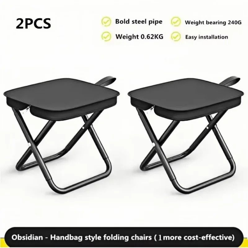 Folding Camping Stool With Compact Storage Bag 7