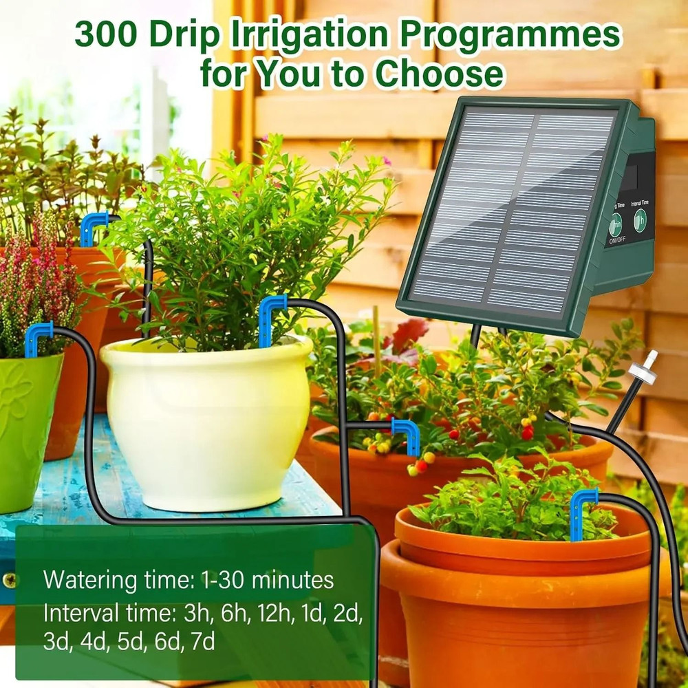 Solar Drip Irrigation Kit For Easy Garden Watering 2