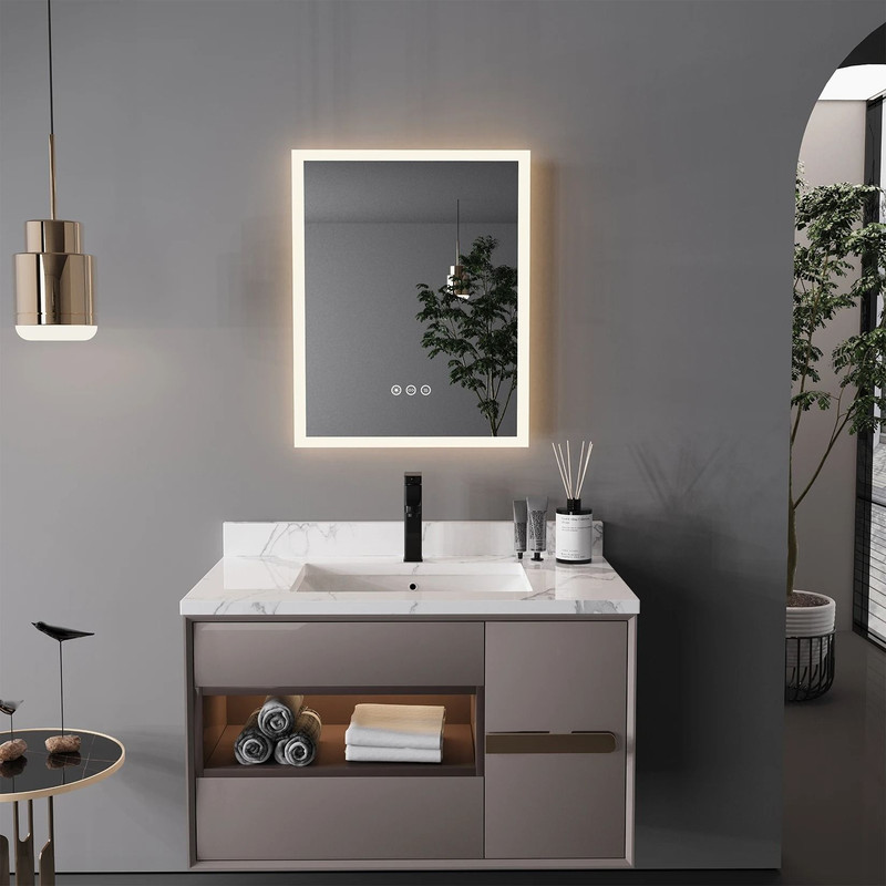 LED Lighted Vanity Mirror With AntiFog And Smart Touch 6