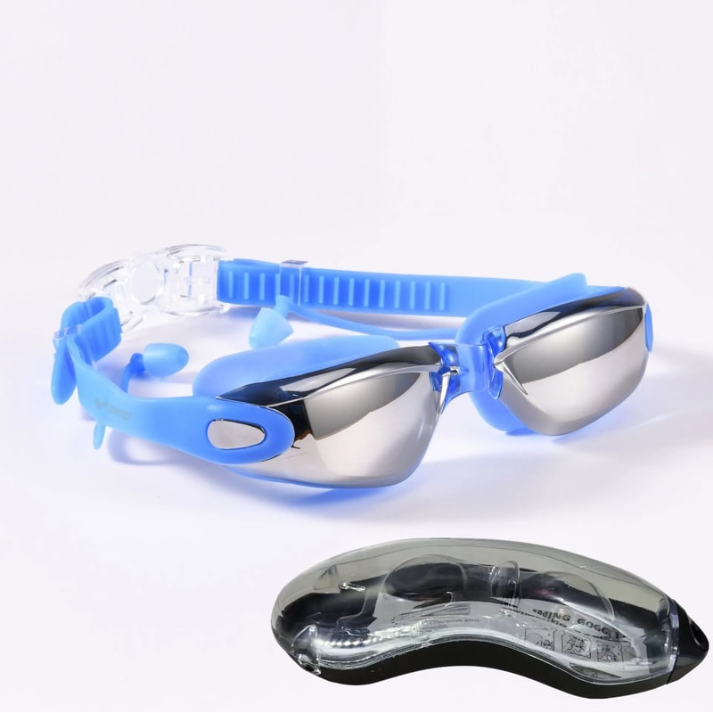 Anti Fog Swim Goggles And Earplugs Set 15