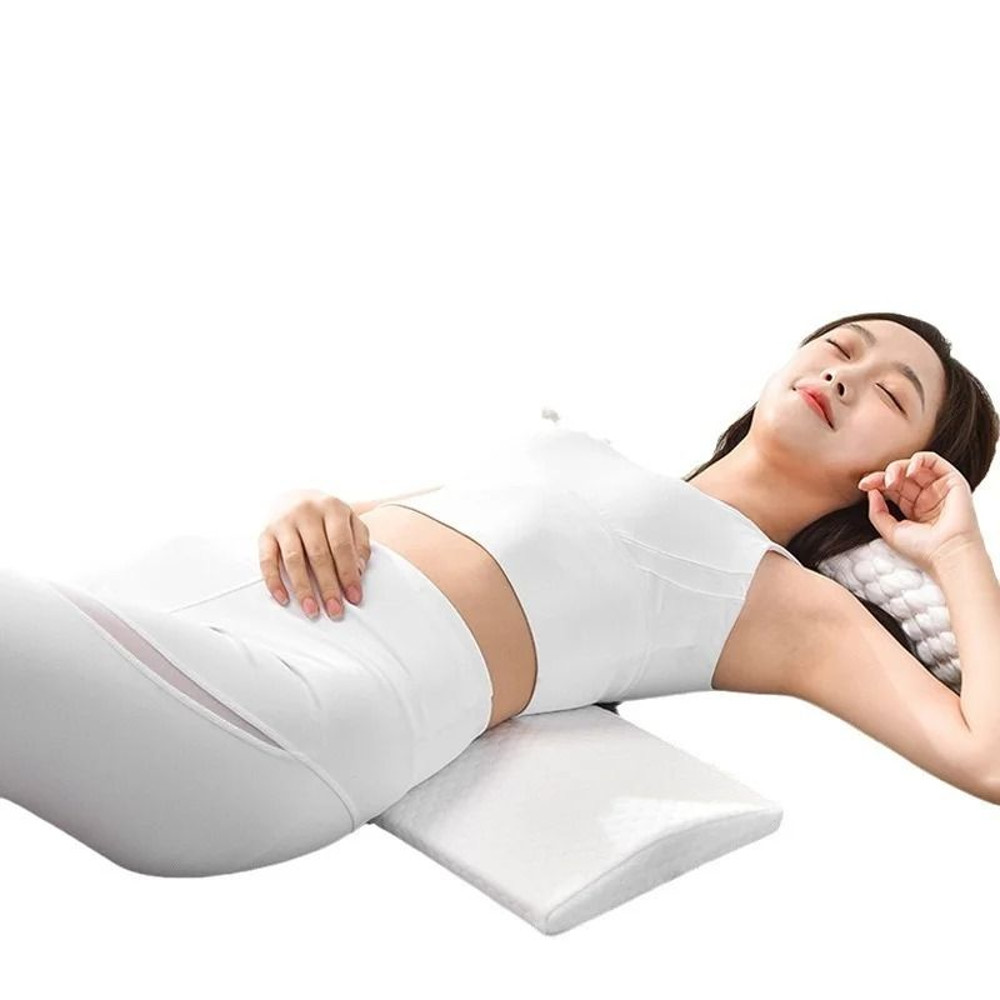 Lumbar Support Memory Foam Pillow For Back Pain Relief 1