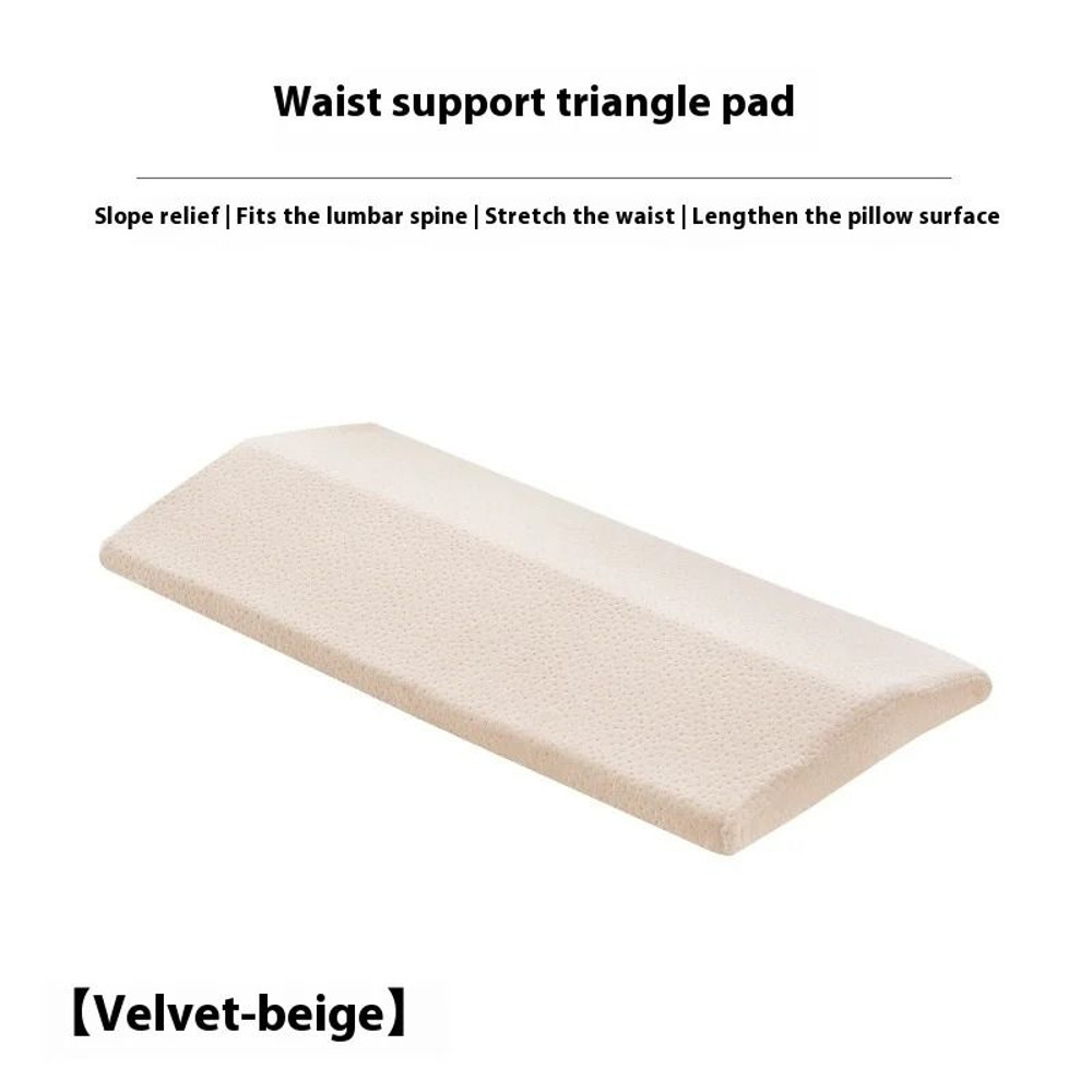 Lumbar Support Memory Foam Pillow For Back Pain Relief 5