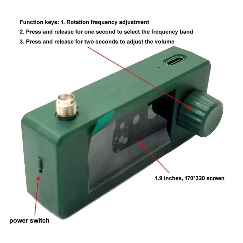 Pocket All Band Radio Receiver With Amplified Audio 2