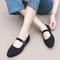 Comfort Knit Pointed Toe Ballet Flats Lightweight Breathable Slip On Loafers For Everyday Wear 2