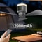 Portable Ceiling Fan Rechargeable Air Circulator With LED Light And Remote Control 0