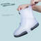 Two Tone Waterproof Shoe Covers Washable Anti Skid Durable Overshoes With Button 1
