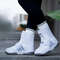 Two Tone Waterproof Shoe Covers Washable Anti Skid Durable Overshoes With Button 2